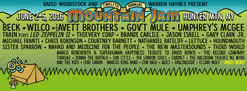 MOUNTAIN JAM MUSIC FESTIVAL THIS WEEKEND AT HUNTER MOUNTAIN Bands 