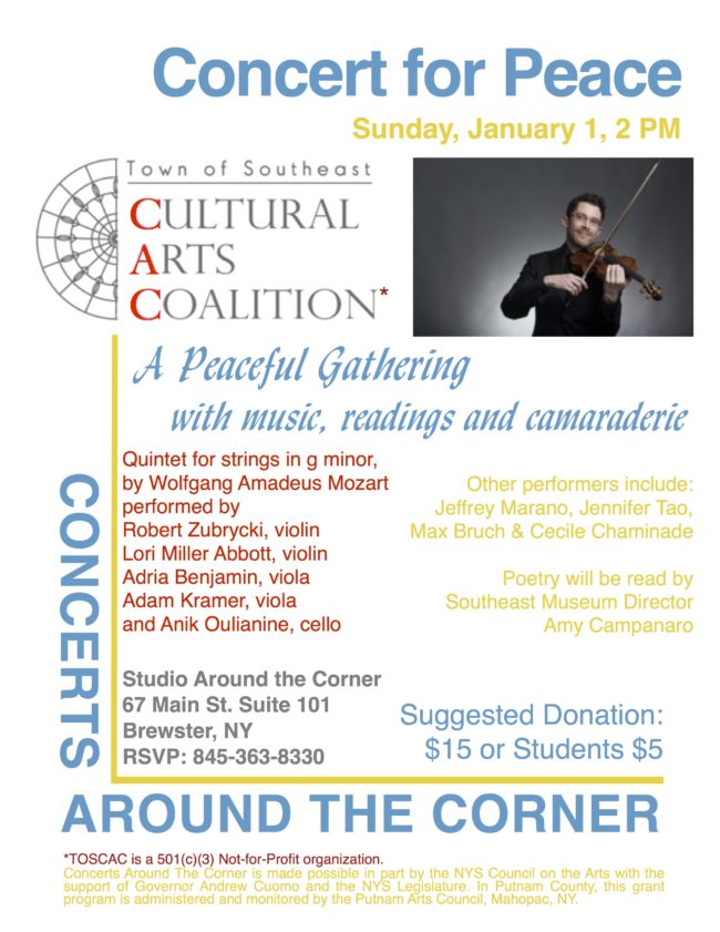 CONCERTS AROUND THE CORNER - NEW YEAR'S DAY: CONCERT FOR PEACE - Bands Near Me - Your #1 Local ...